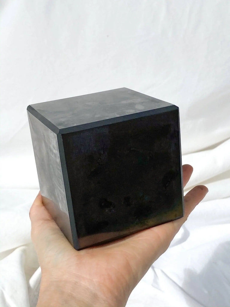 Shungite Cube | 80mm - Unearthed Crystals