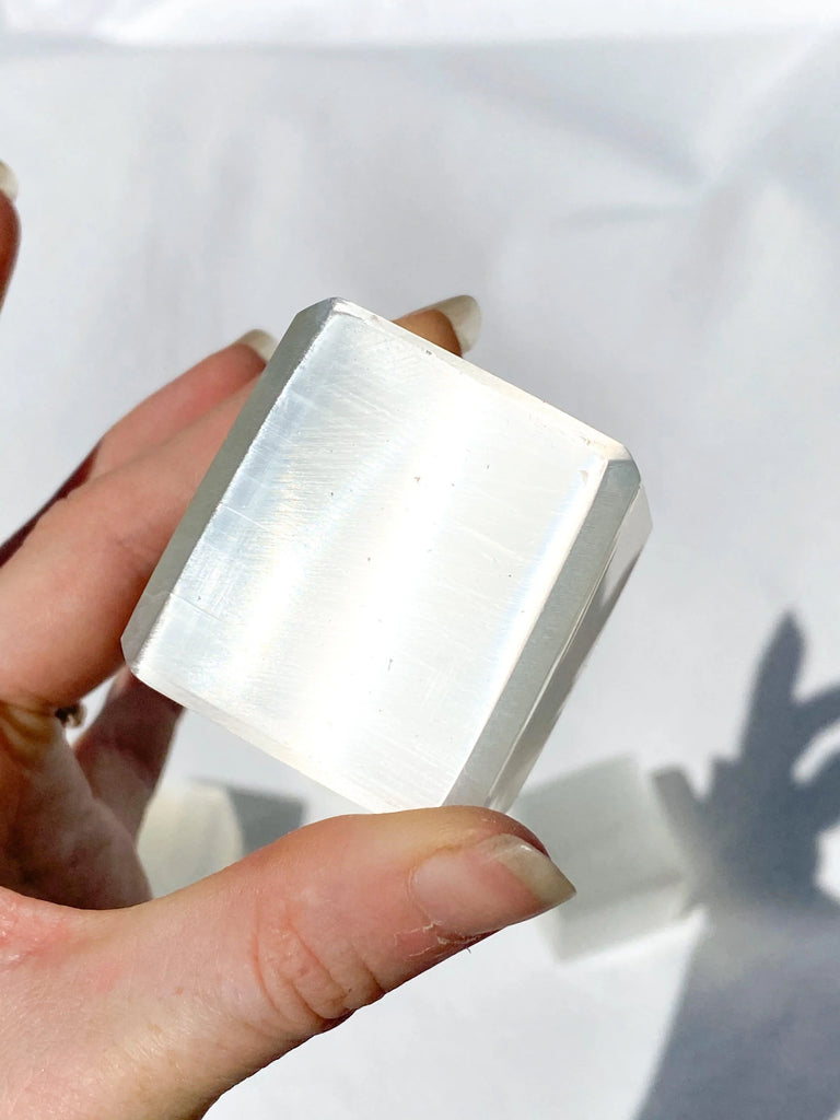 Selenite Cube - Unearthed Crystals