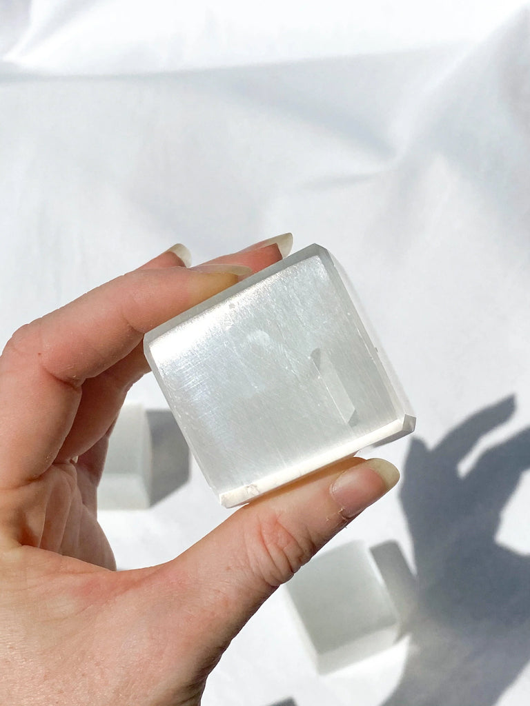 Selenite Cube - Unearthed Crystals