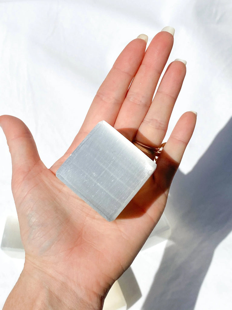 Selenite Cube - Unearthed Crystals