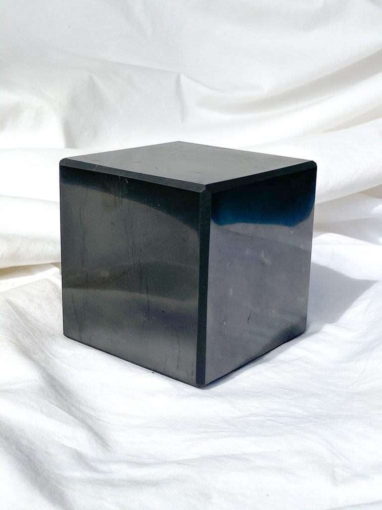 Shungite Cube | 100mm - Unearthed Crystals