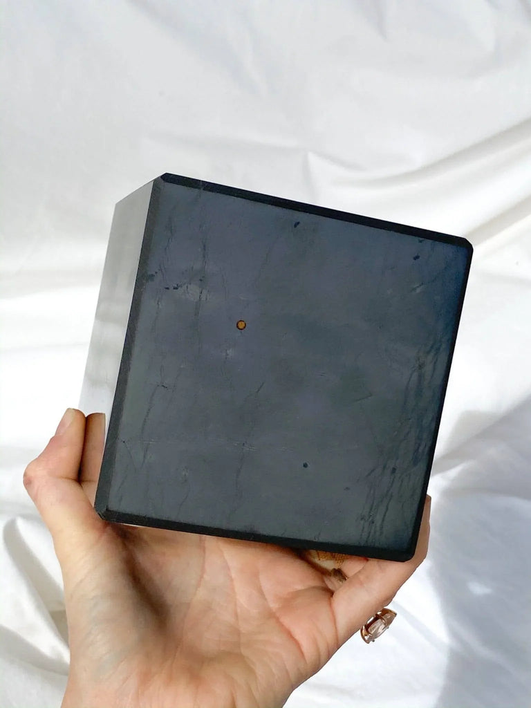 Shungite Cube | 100mm - Unearthed Crystals