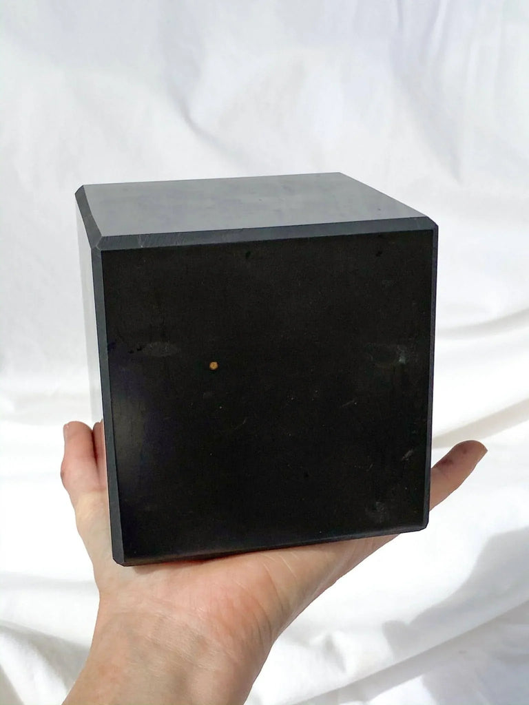 Shungite Cube | 100mm - Unearthed Crystals