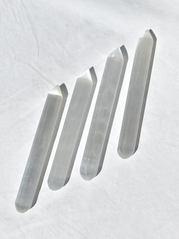 Selenite Wand - Unearthed Crystals