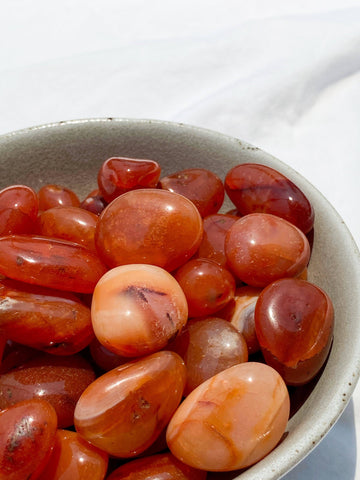 Carnelian Tumbles | Medium - Unearthed Crystals