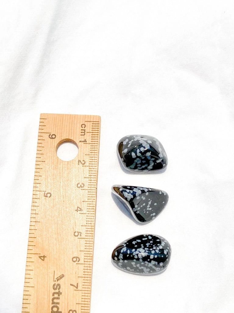 Snowflake Obsidian Tumbles | Small - Unearthed Crystals