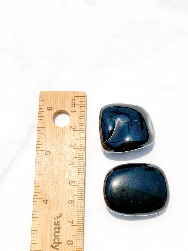 Black Obsidian Tumble | Large - Unearthed Crystals