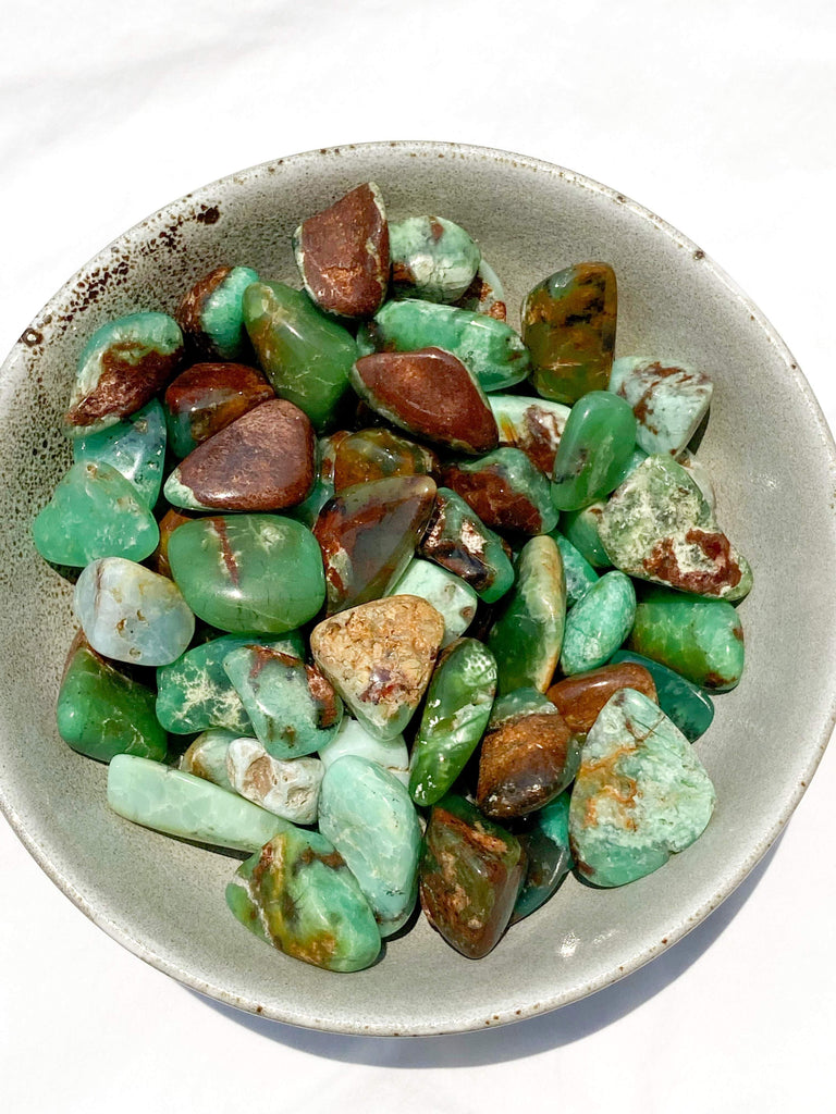 Chrysoprase Tumble | Small - Unearthed Crystals