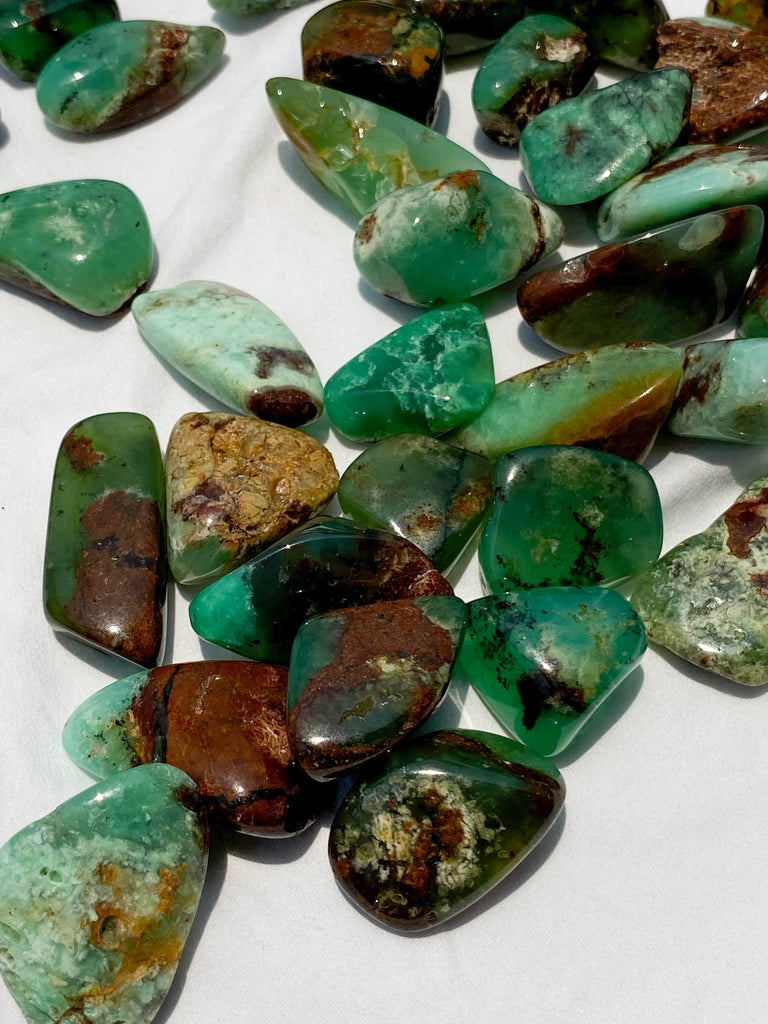 Chrysoprase Tumble | Small - Unearthed Crystals