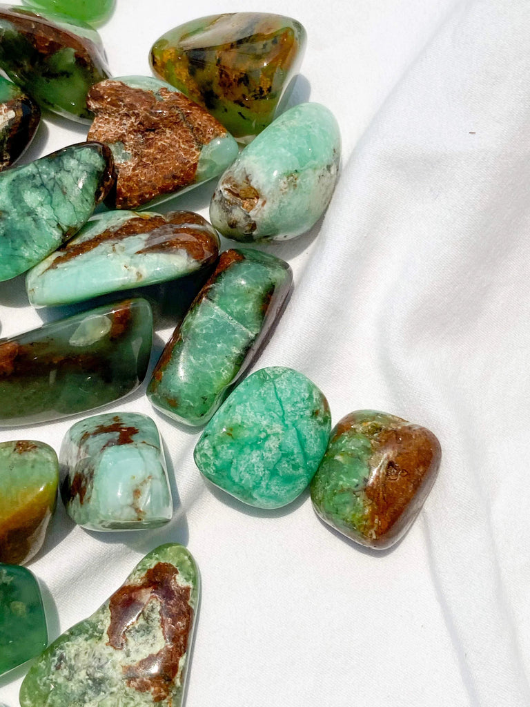 Chrysoprase Tumble | Small - Unearthed Crystals