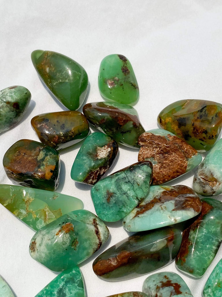 Chrysoprase Tumble | Small - Unearthed Crystals