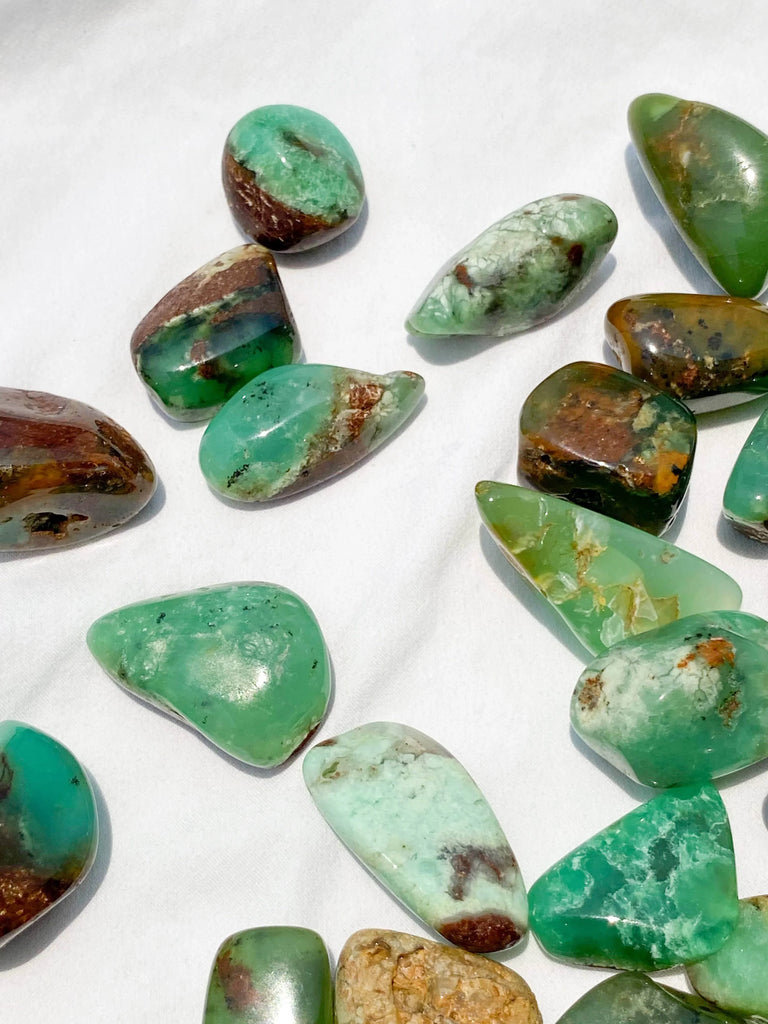 Chrysoprase Tumble | Small - Unearthed Crystals