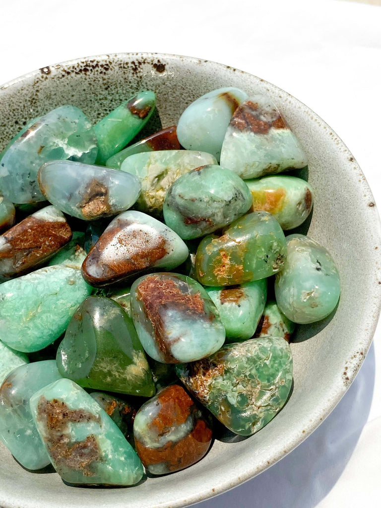 Chrysoprase Tumbles | Medium - Unearthed Crystals