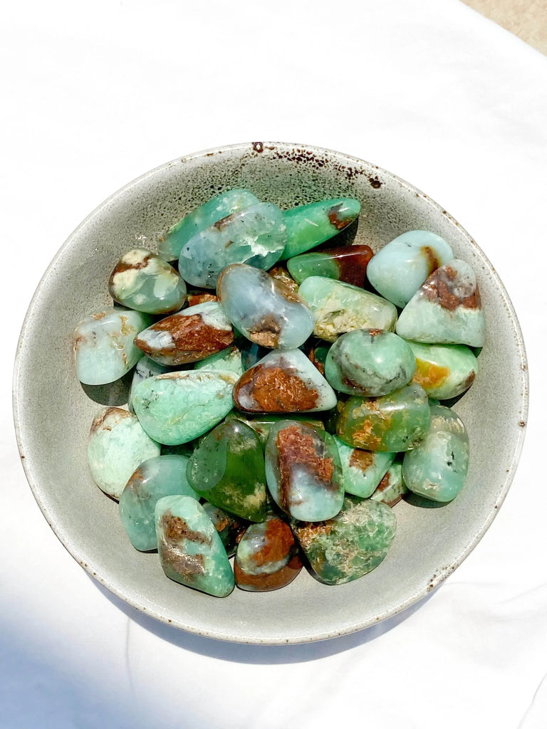 Chrysoprase Tumbles | Medium - Unearthed Crystals