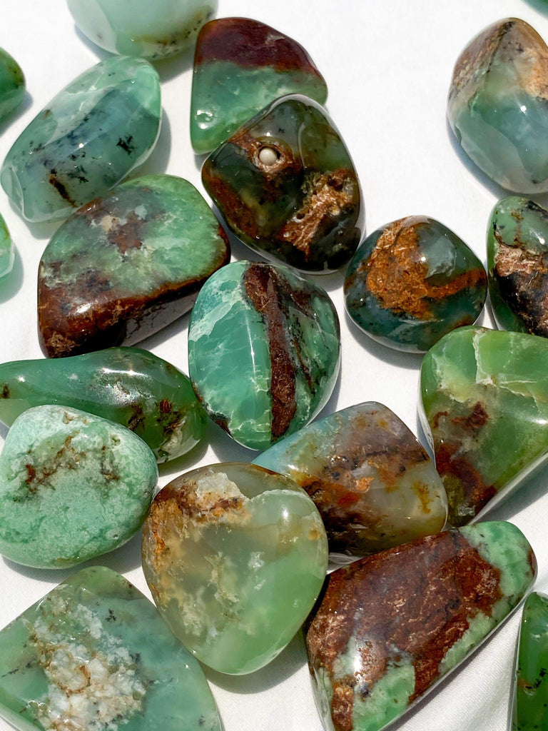 Chrysoprase Tumbles | Medium - Unearthed Crystals