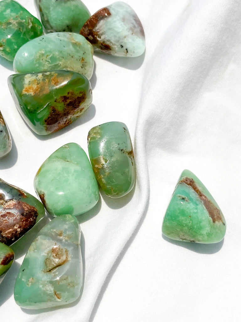 Chrysoprase Tumbles | Medium - Unearthed Crystals