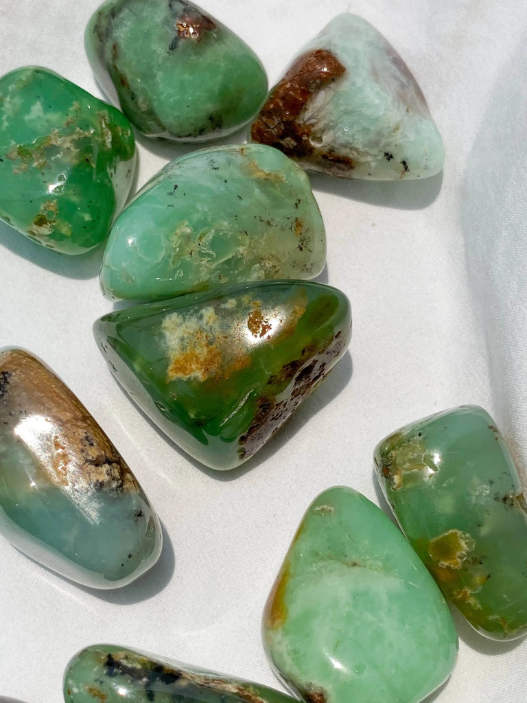 Chrysoprase Tumbles | Medium - Unearthed Crystals