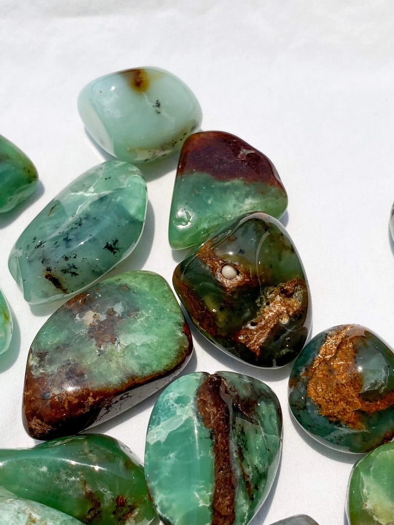 Chrysoprase Tumbles | Medium - Unearthed Crystals