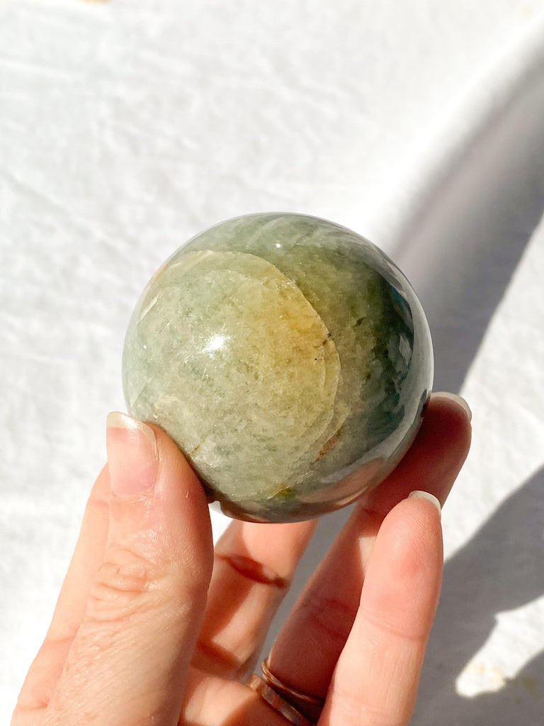Aquamarine Sphere - Unearthed Crystals