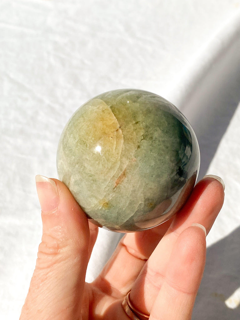 Aquamarine Sphere - Unearthed Crystals
