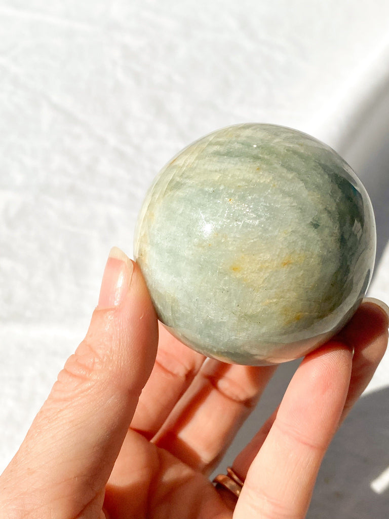 Aquamarine Sphere - Unearthed Crystals