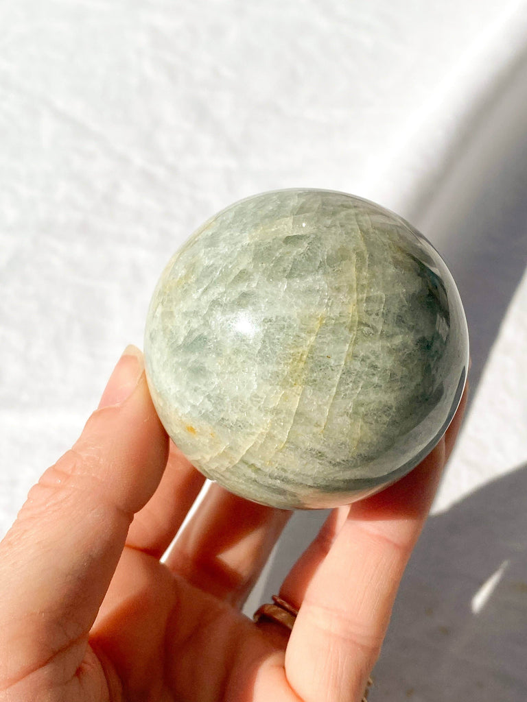 Aquamarine Sphere - Unearthed Crystals