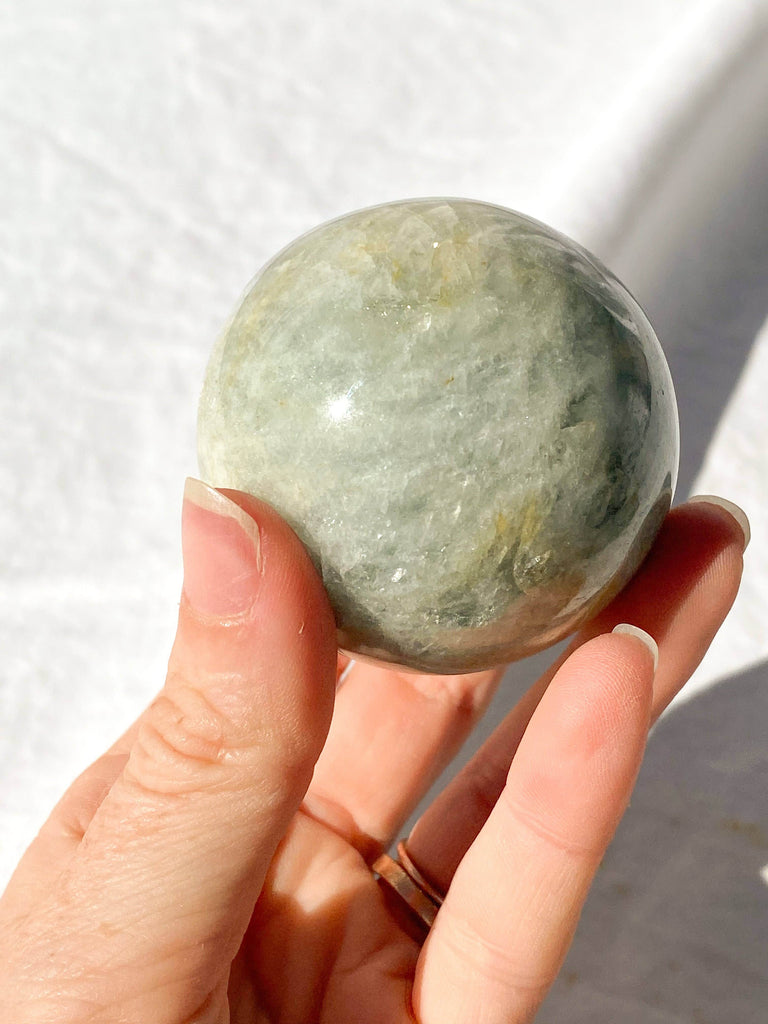 Aquamarine Sphere - Unearthed Crystals