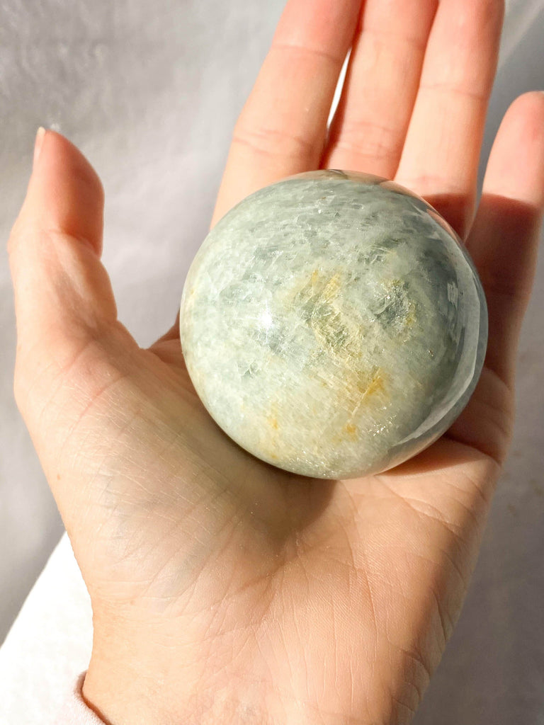 Aquamarine Sphere - Unearthed Crystals