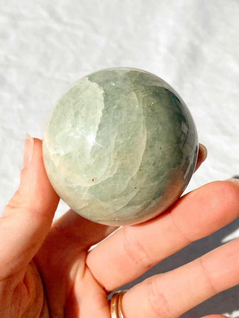 Aquamarine Sphere - Unearthed Crystals