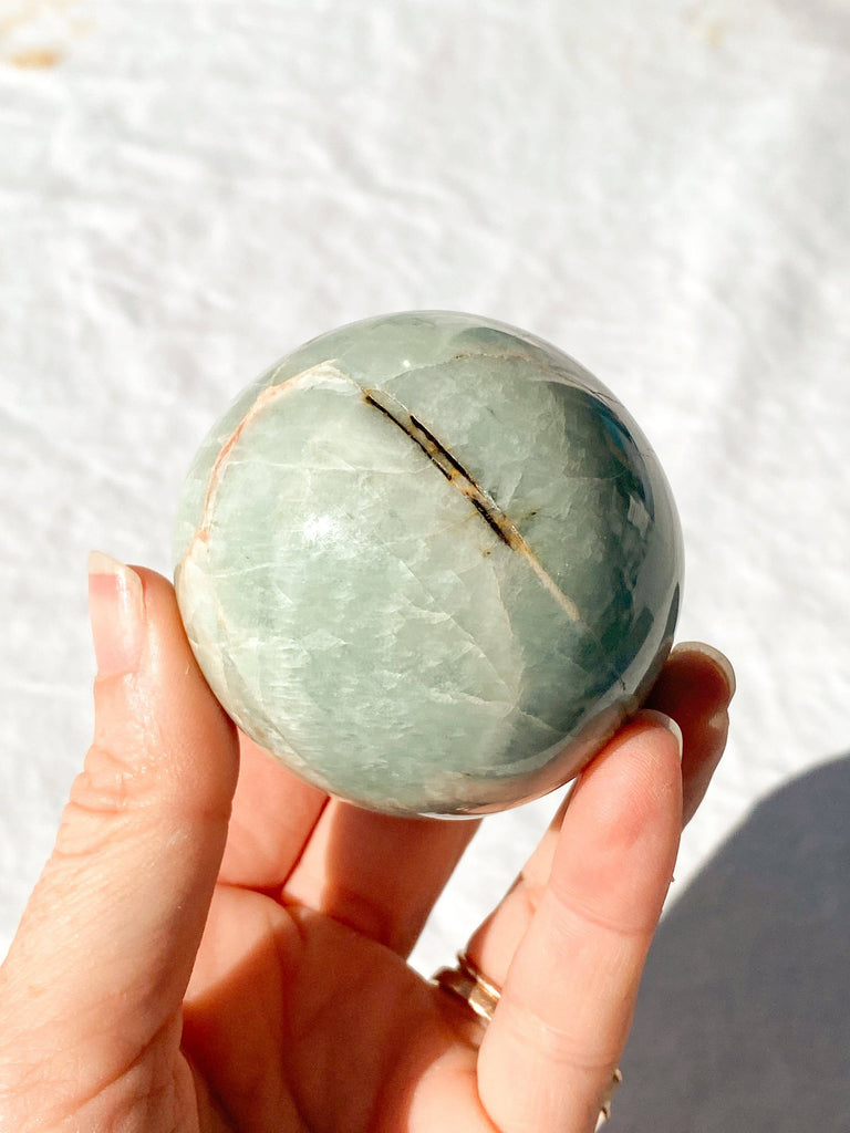 Aquamarine Sphere - Unearthed Crystals