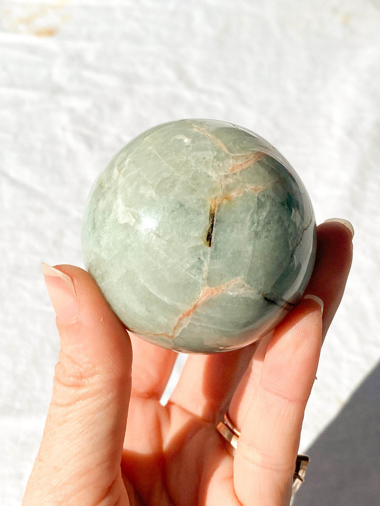 Aquamarine Sphere - Unearthed Crystals