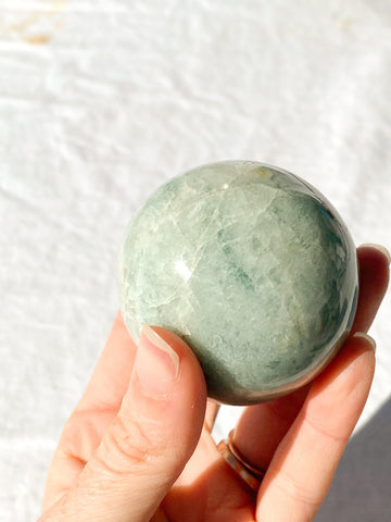 Aquamarine Sphere - Unearthed Crystals