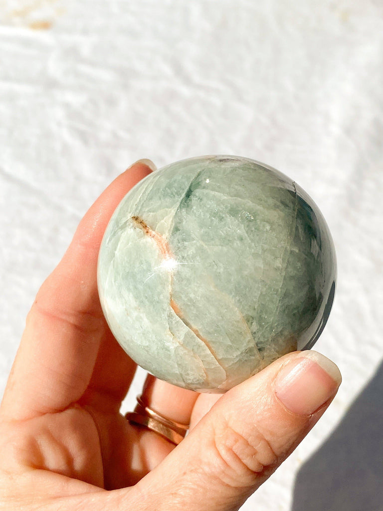 Aquamarine Sphere - Unearthed Crystals