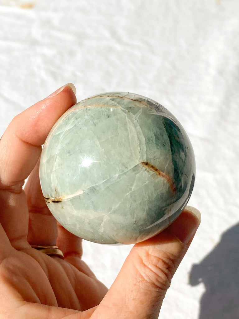 Aquamarine Sphere - Unearthed Crystals