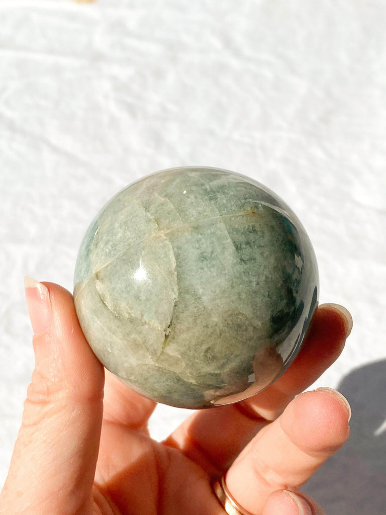 Aquamarine Sphere - Unearthed Crystals