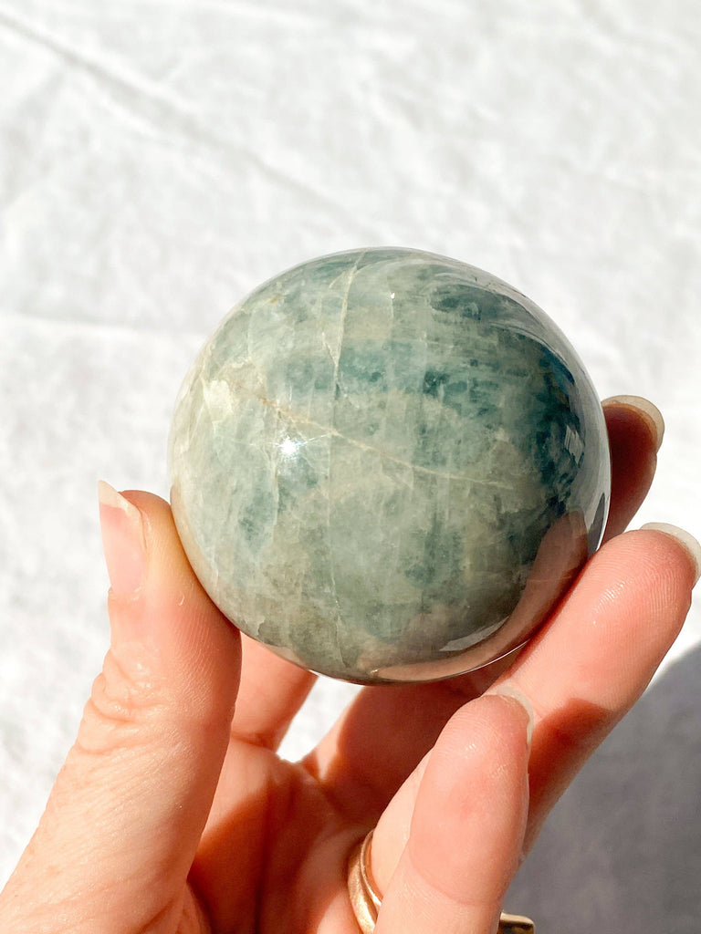 Aquamarine Sphere - Unearthed Crystals
