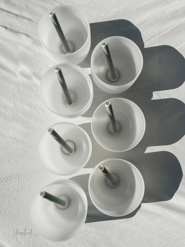Quartz Crystal Singing Bowl | 10 inch - Unearthed Crystals