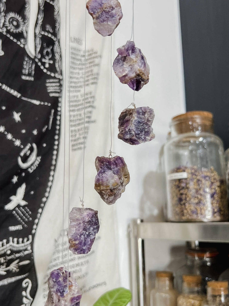 Amethyst Mobile | Wind Chime - Unearthed Crystals