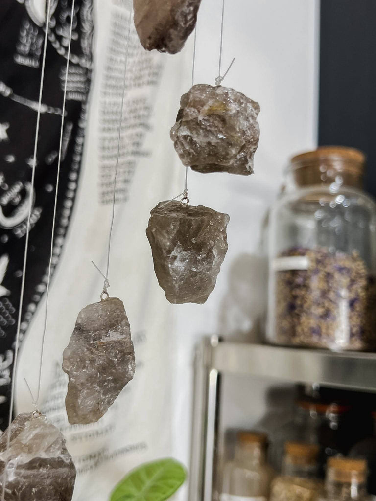 Smokey Quartz Mobile | Wind Chime - Unearthed Crystals