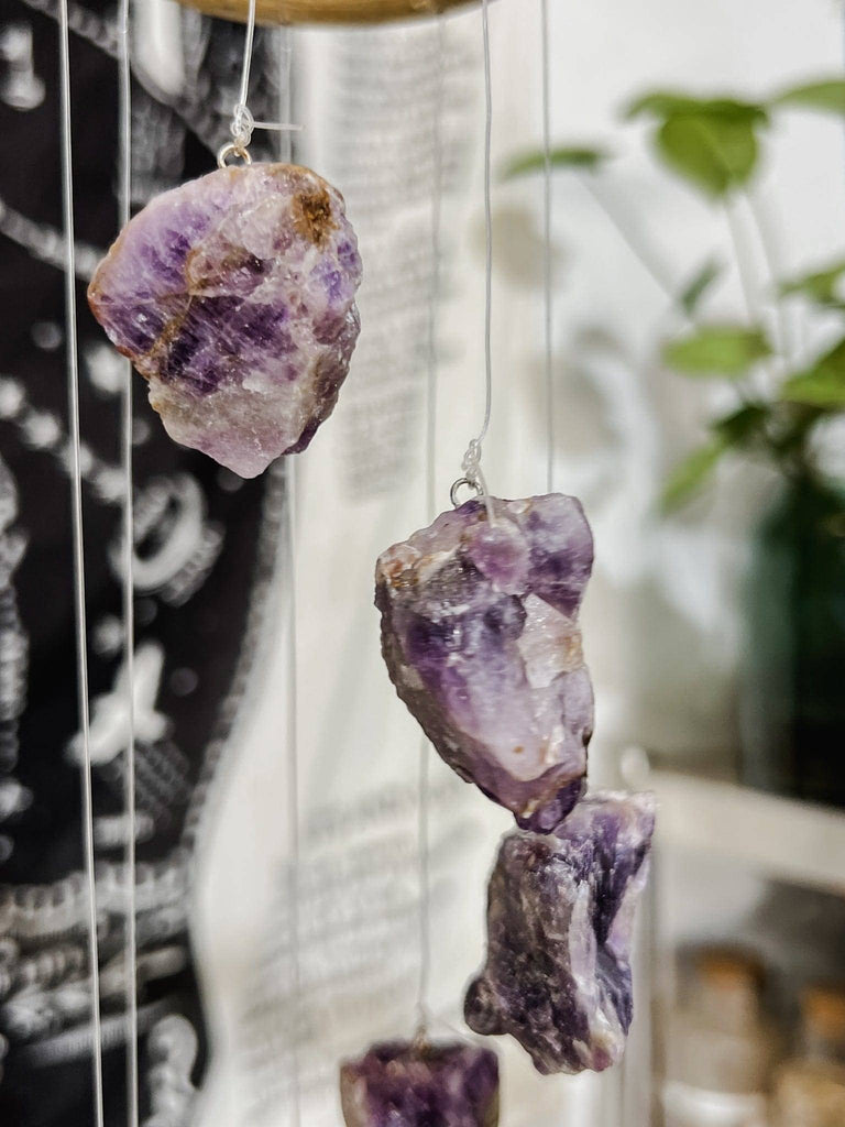 Amethyst Mobile | Wind Chime - Unearthed Crystals