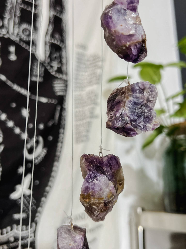 Amethyst Mobile | Wind Chime - Unearthed Crystals