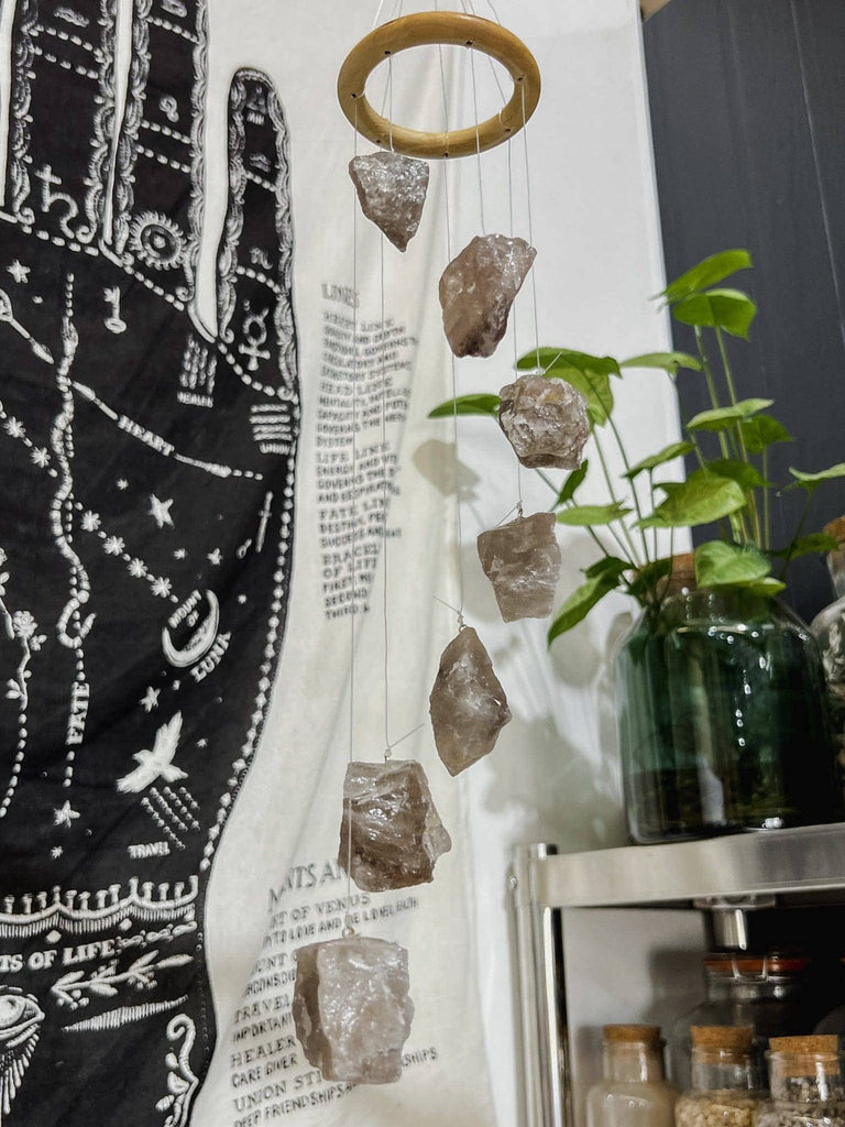 Smokey Quartz Mobile | Wind Chime - Unearthed Crystals