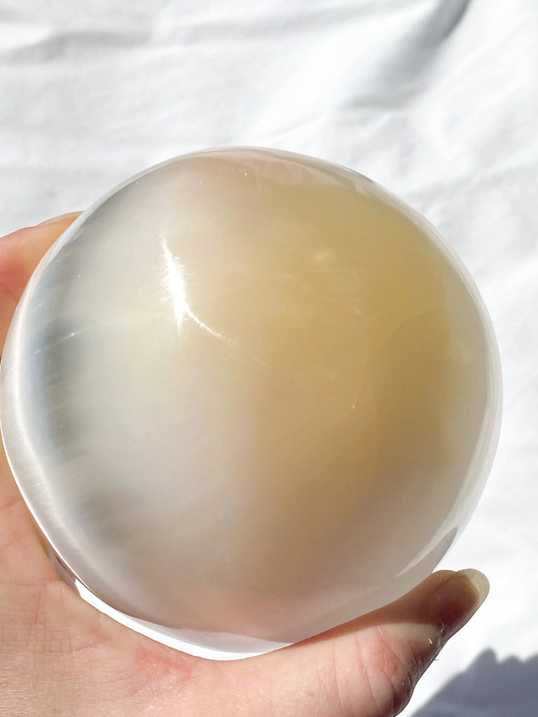 Selenite Sphere | Large - Unearthed Crystals