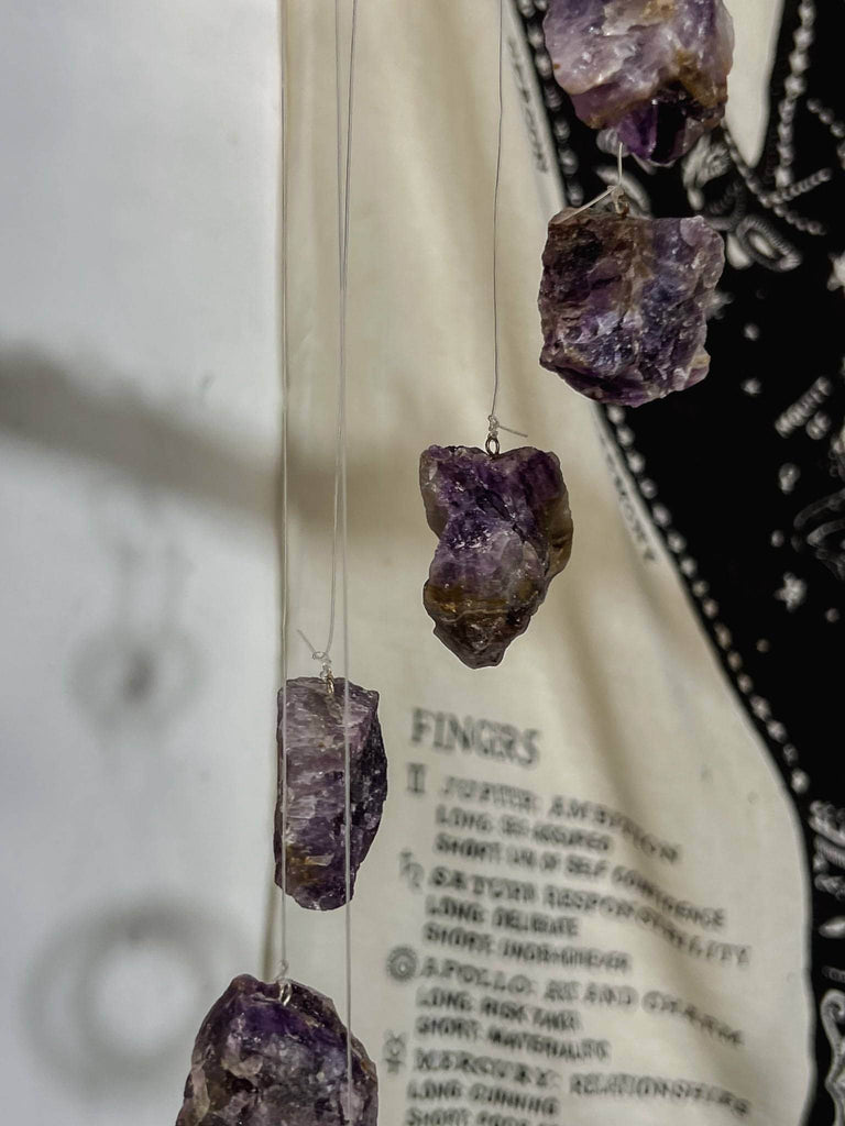 Amethyst Mobile | Wind Chime - Unearthed Crystals