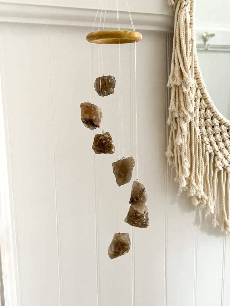 Smokey Quartz Mobile | Wind Chime - Unearthed Crystals