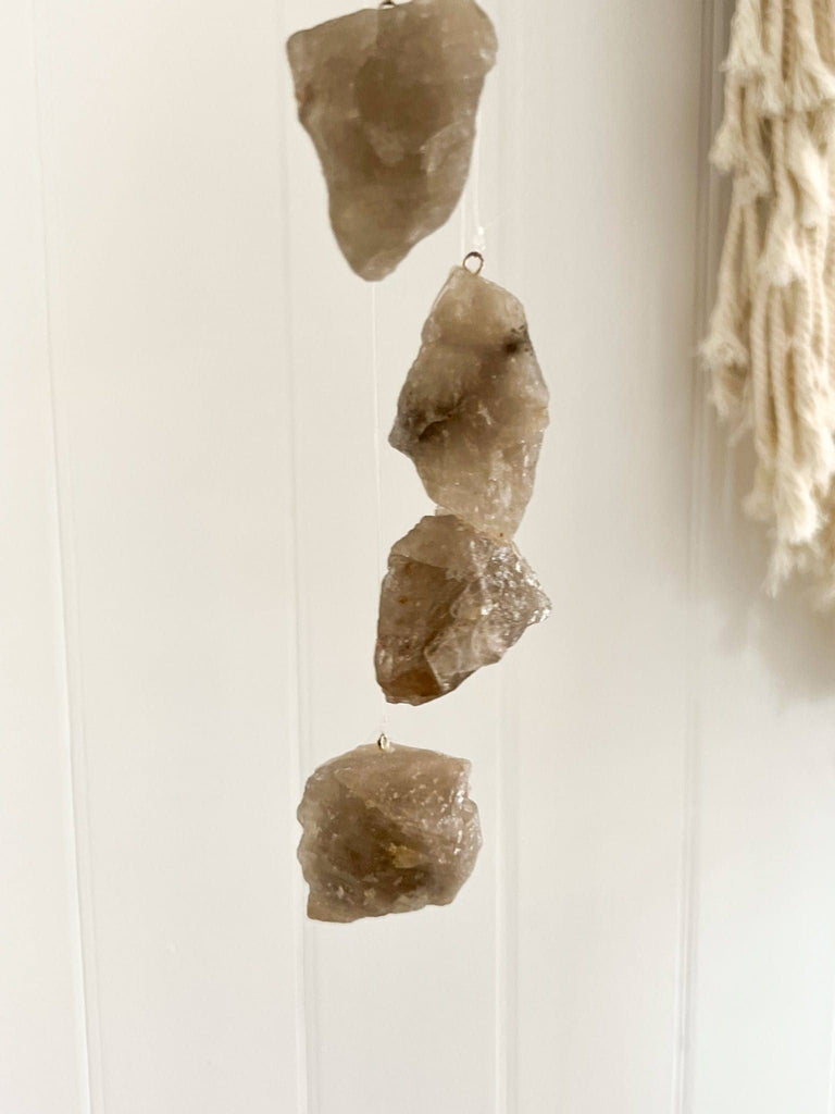 Smokey Quartz Mobile | Wind Chime - Unearthed Crystals