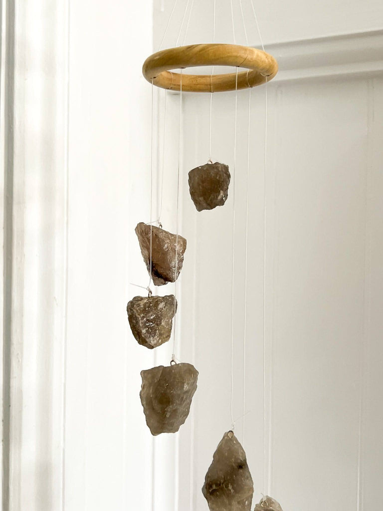 Smokey Quartz Mobile | Wind Chime - Unearthed Crystals