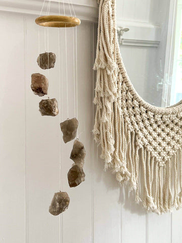 Smokey Quartz Mobile | Wind Chime - Unearthed Crystals