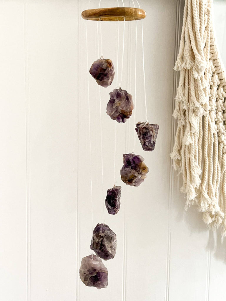 Amethyst Mobile | Wind Chime - Unearthed Crystals