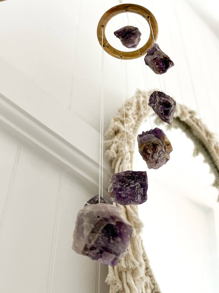 Amethyst Mobile | Wind Chime - Unearthed Crystals